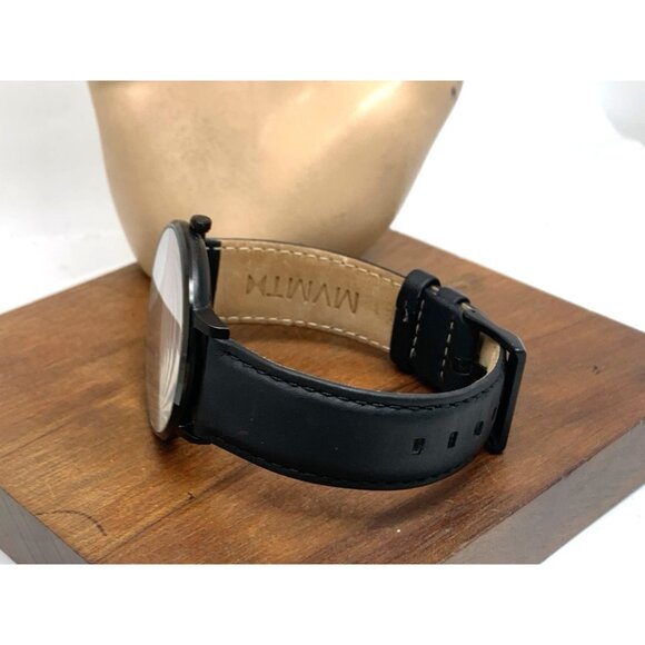 MVMT Men's Watch Quartz 28000088-D Legacy Slim Panther Black Dial Leather 42mm - Picture 8 of 13